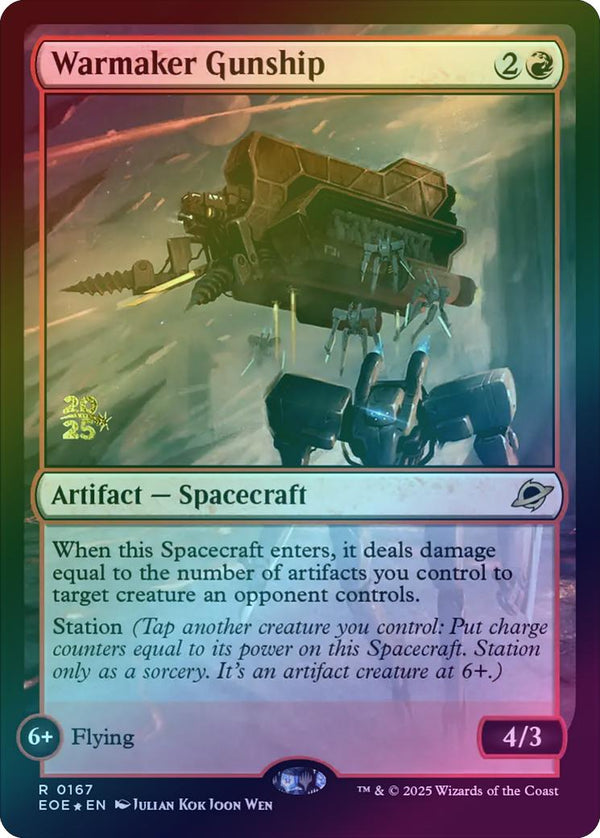 Warmaker Gunship - Prerelease Promo (Foil) (PEOE)