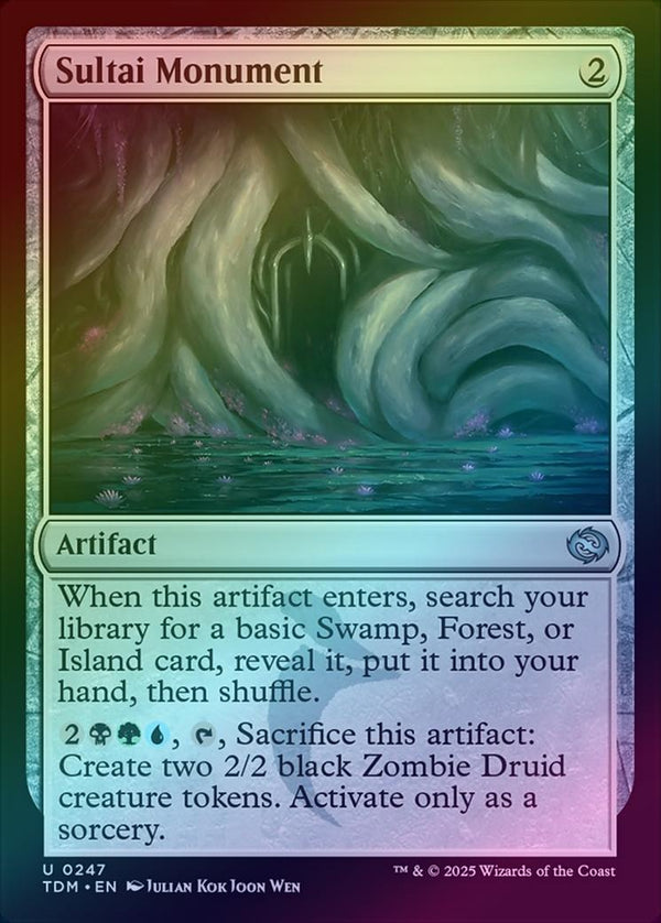 Sultai Monument (Foil) (TDM)