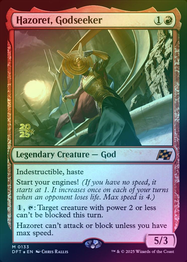 Hazoret, Godseeker - Prerelease Promo (Foil) (PDFT)