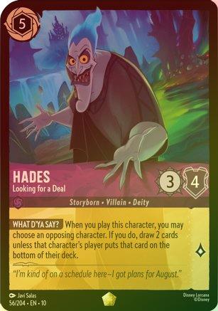 Hades (Looking for a Deal) - 56/204 - Legendary (Foil)