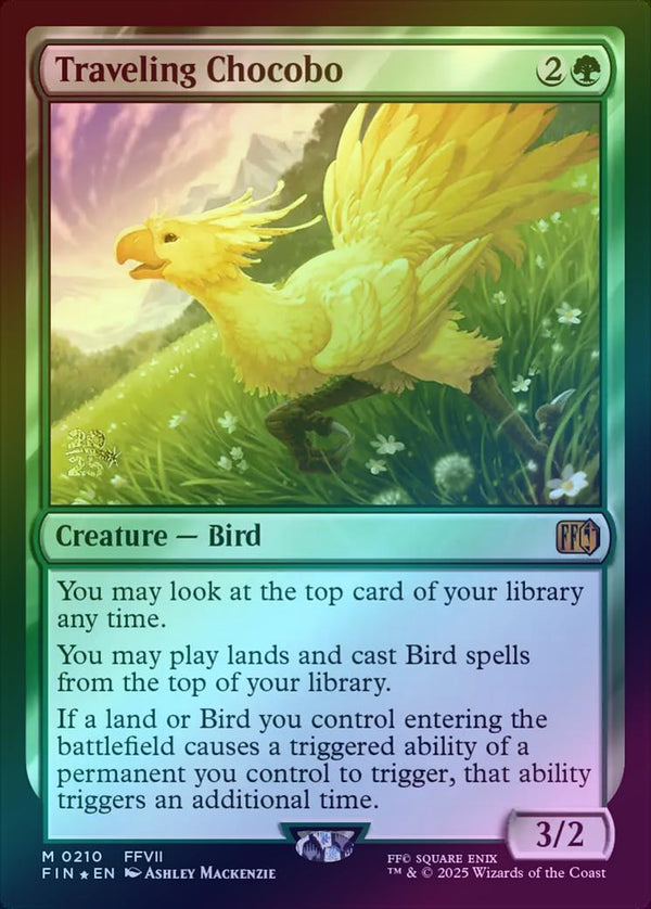 Traveling Chocobo - Prerelease Promo (Foil) (PFIN)
