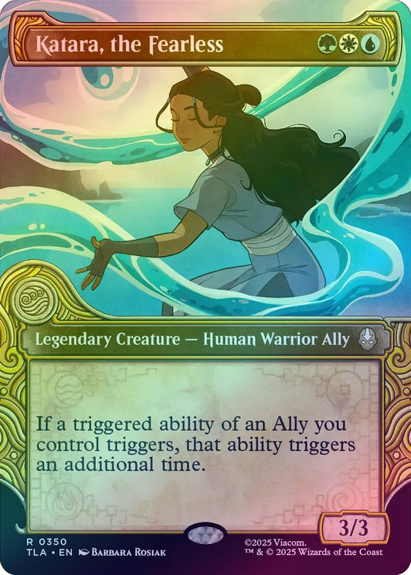Katara, the Fearless - Elemental Frame Showcase (Foil) (TLA)