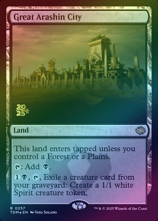 Great Arashin City - Prerelease Promo (Foil) (PTDM)