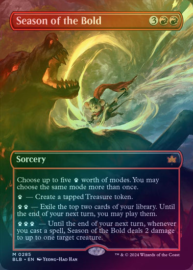 Season of the Bold - Borderless (Foil) (BLB)