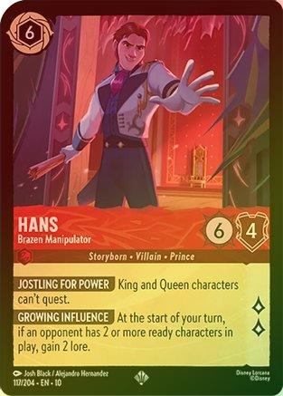 Hans (Brazen Manipulator) - 117/204 - Super Rare (Foil)