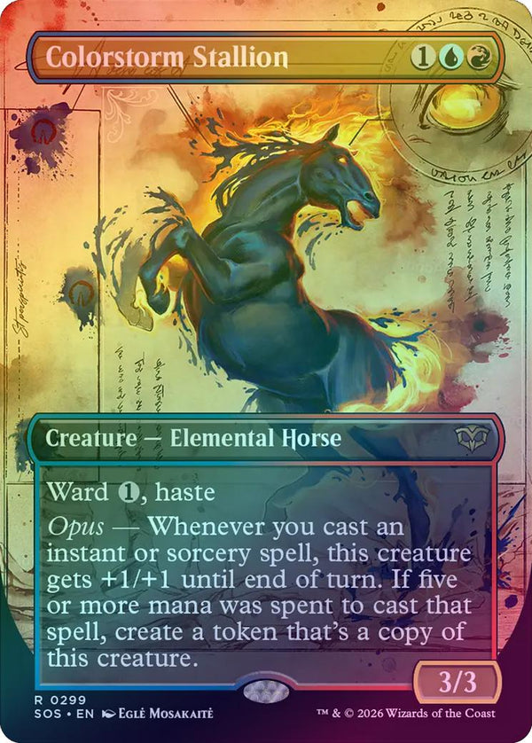 Colorstorm Stallion - Borderless (Foil) (SOS)