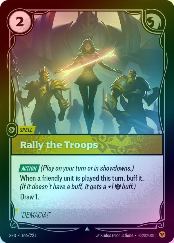 Rally the Troops - 166/221 - Uncommon (Foil)