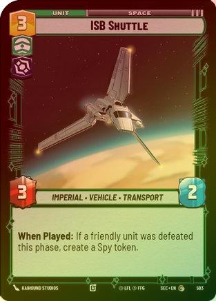ISB Shuttle (Foil) - 593 - Common (Foil)