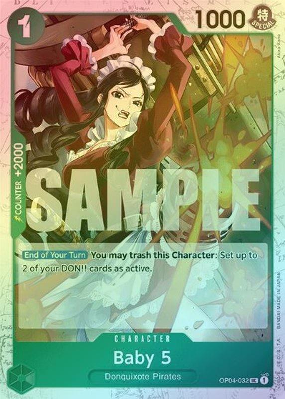 Baby 5 (OP04-032) (Jolly Roger Foil) - OP04-032 - Uncommon
