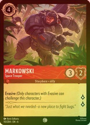 Markowski (Space Trooper) - 113/204 - Common (Foil)