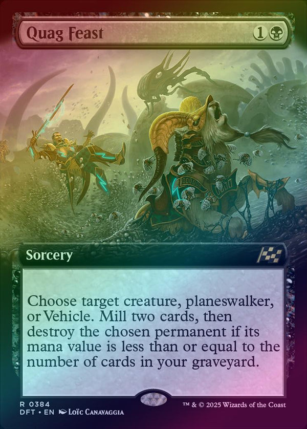 Quag Feast - Extended Art (Foil) (DFT)