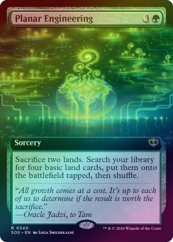 Planar Engineering - Extended Art (Foil) (SOS)