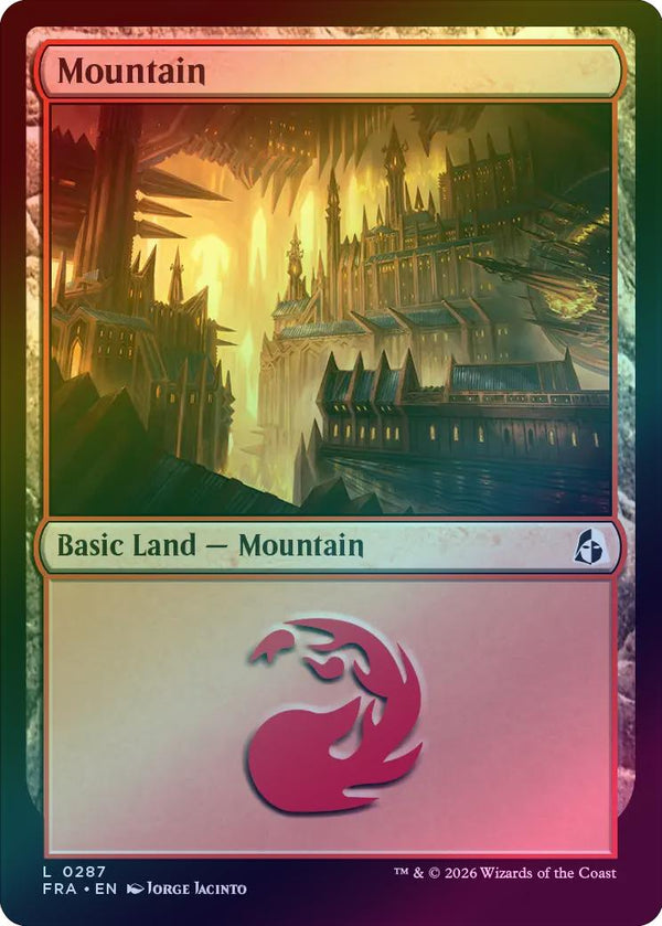 Mountain (287) (Foil) (FRA)