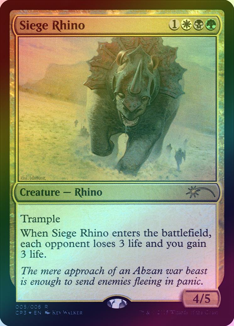 401 Games Canada - Siege Rhino (Foil) (CP3) 401 Games Canada - Siege Rhino (Foil) (CP3)