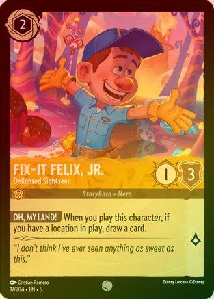 Fix-It Felix, Jr. (Delighted Sightseer) - 17/204 - Common (Foil)