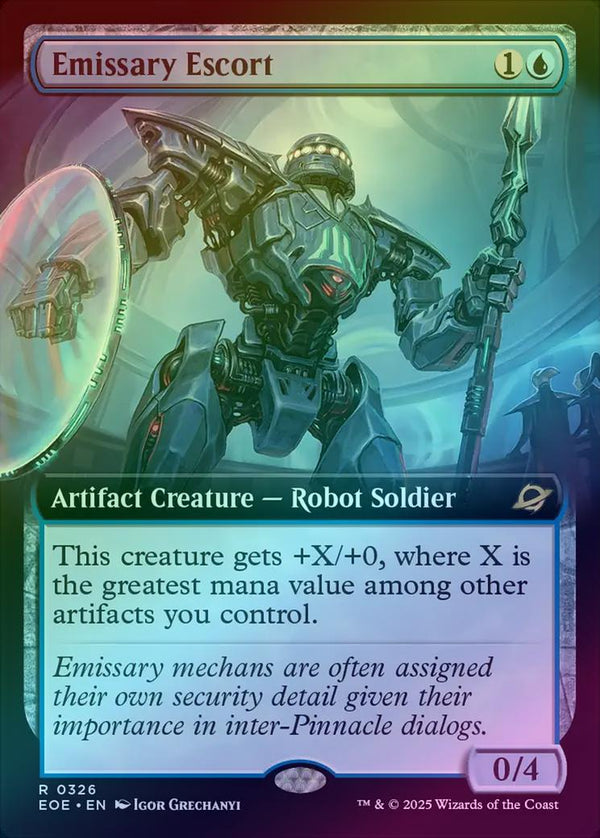 Emissary Escort - Extended Art (Foil) (EOE)