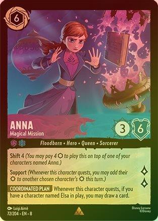Anna (Magical Mission) - 72/204 - Rare (Foil)