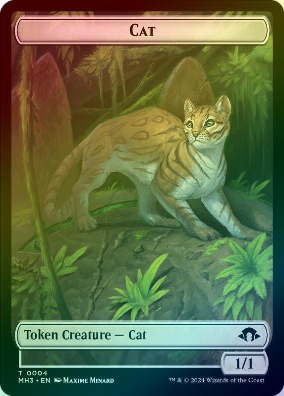 Phyrexian Germ // Cat Token (Foil) (TMH3)