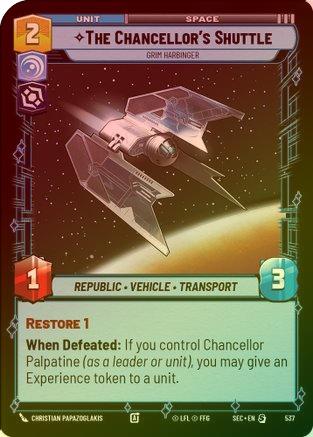 The Chancellor's Shuttle - Grim Harbinger (Foil) - 537 - Special (Foil)
