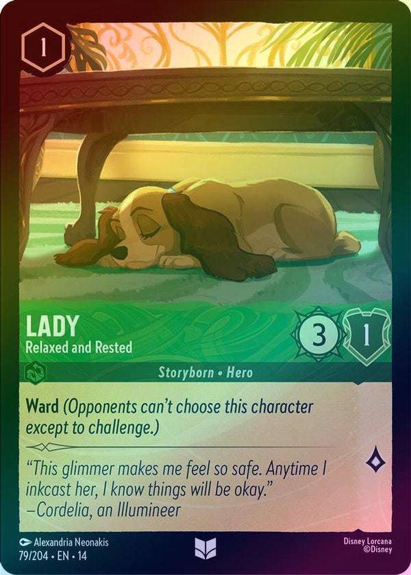 Lady (Relaxed and Rested) - 79/204 - Uncommon (Foil)