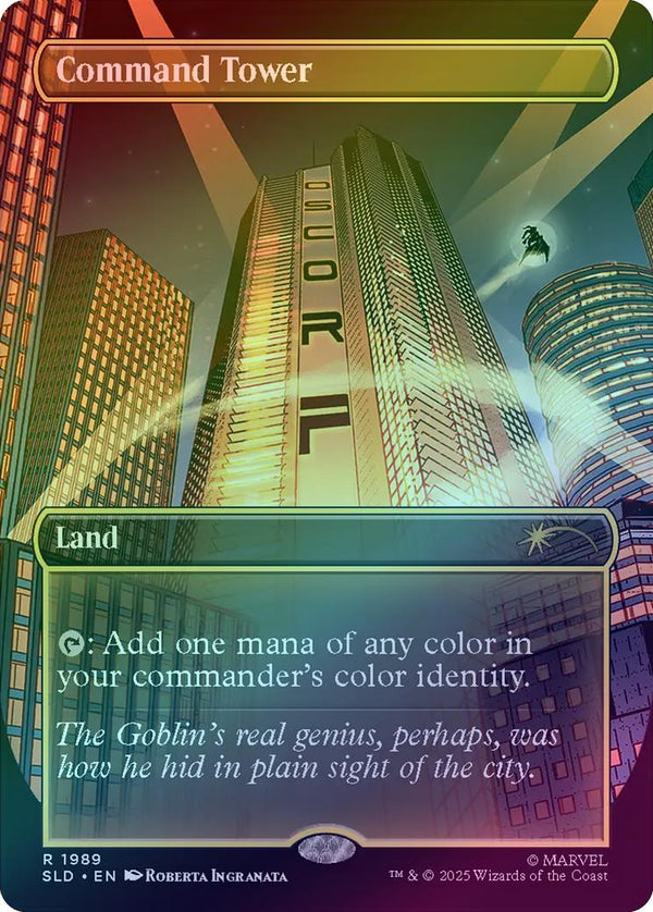 Command Tower - Marvel's Spider-Man: Villainous Plots (Rainbow Foil) (SLD)