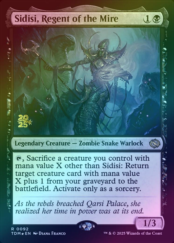 Sidisi, Regent of the Mire - Prerelease Promo (Foil) (PTDM)