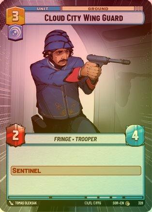 Cloud City Wing Guard (Hyperspace) - 328 - Common (Foil)