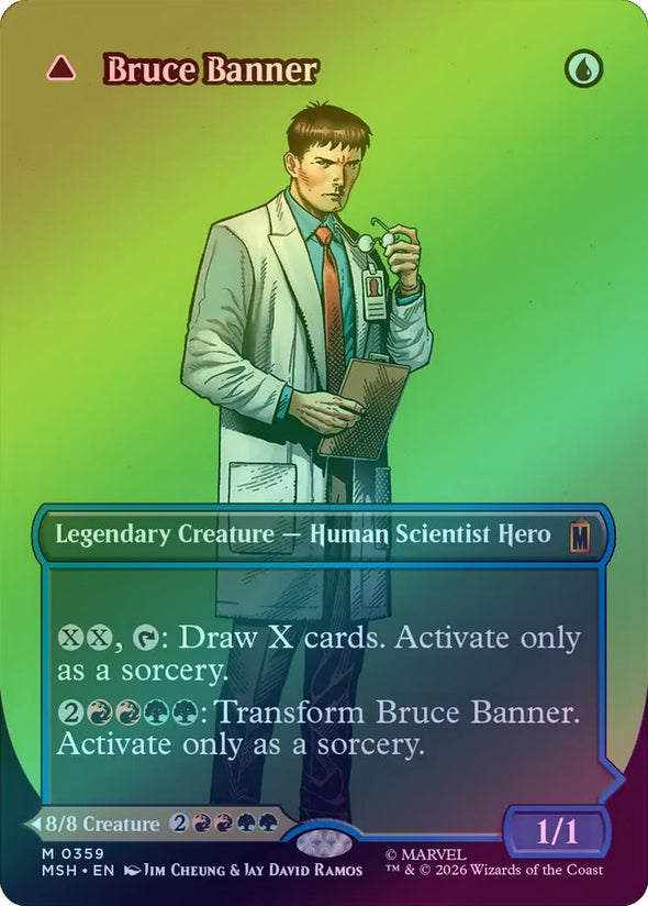 Bruce Banner // The Incredible Hulk - Logo Showcase (Foil) (MSH) (Pre-Order)