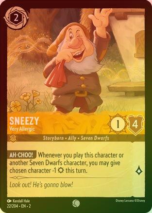 Sneezy (Very Allergic) - 22/204 - Common (Foil)