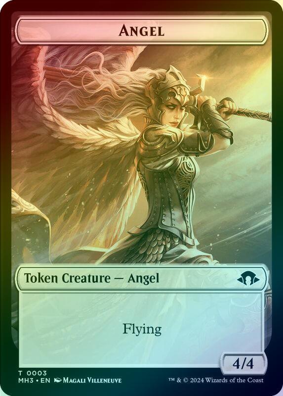 Eldrazi Spawn // Angel Token (Foil) (TMH3)