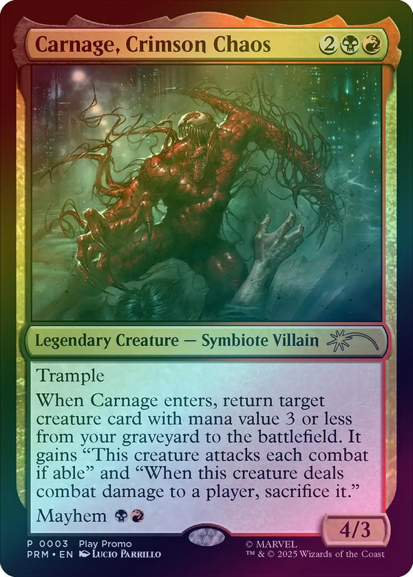 Carnage, Crimson Chaos (Foil) (PW25)