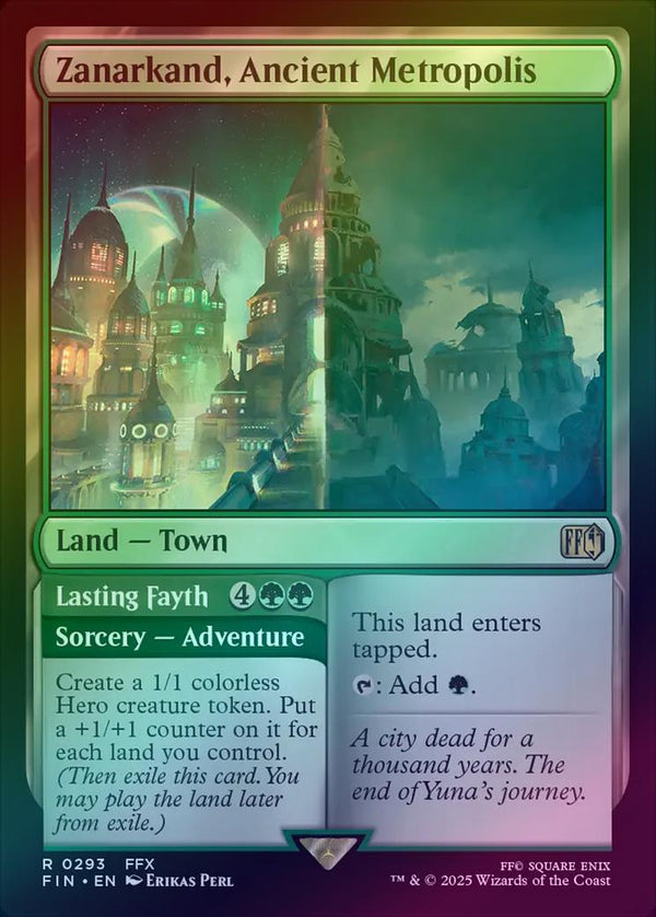 Zanarkand, Ancient Metropolis // Lasting Fayth (Foil) (FIN)