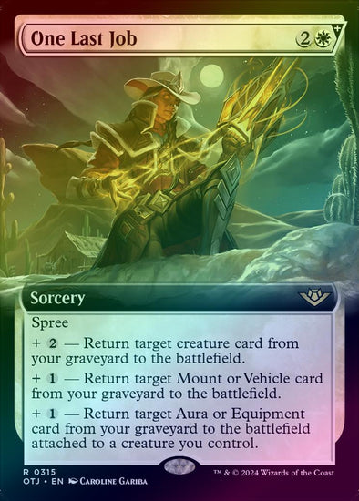 One Last Job - Extended Art (Foil) (OTJ)