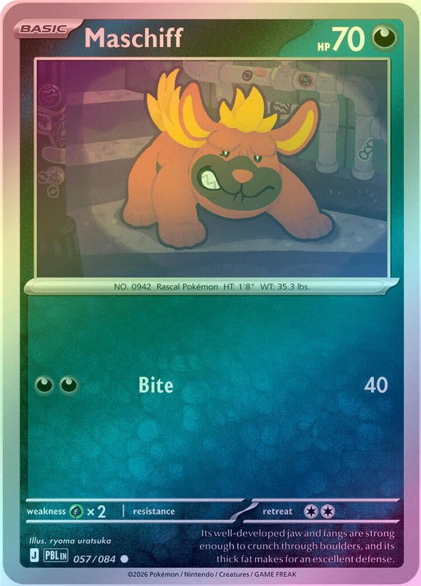 Maschiff - 057/084 - Common - Reverse Holo