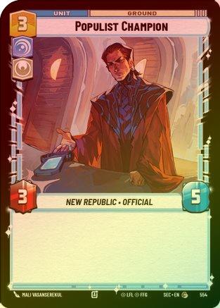 Populist Champion (Foil) - 554 - Common (Foil)