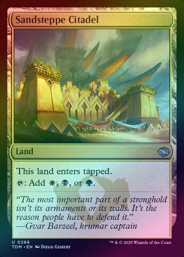 Sandsteppe Citadel (Foil) (TDM)