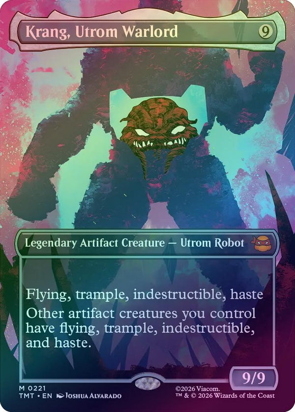 Krang, Utrom Warlord - Silhouette Showcase (Foil) (TMT)