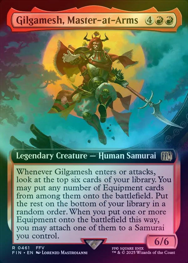 Gilgamesh, Master-at-Arms - Extended Art (Foil) (FIN)