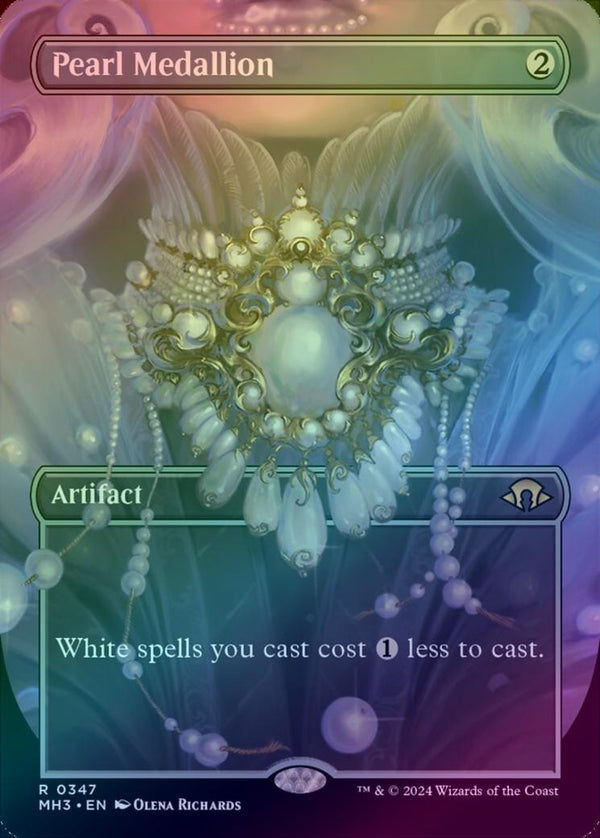 Pearl Medallion - Borderless (Foil) (MH3)