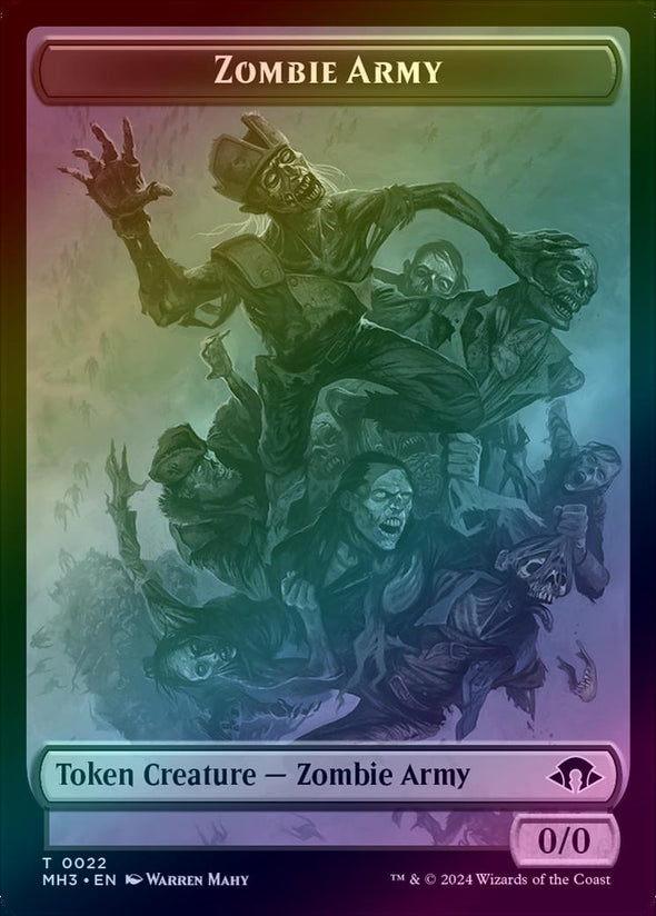 Zombie Army Token (Foil) (TMH3)