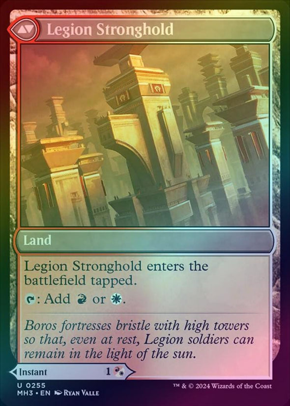 Legion Leadership // Legion Stronghold (Foil) (MH3)