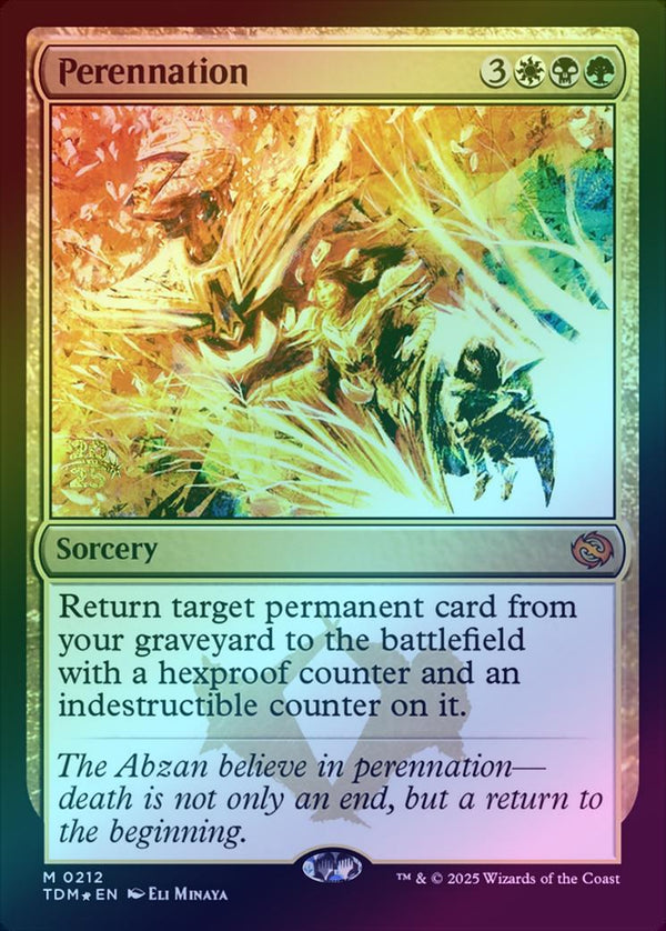 Perennation - Prerelease Promo (Foil) (PTDM)
