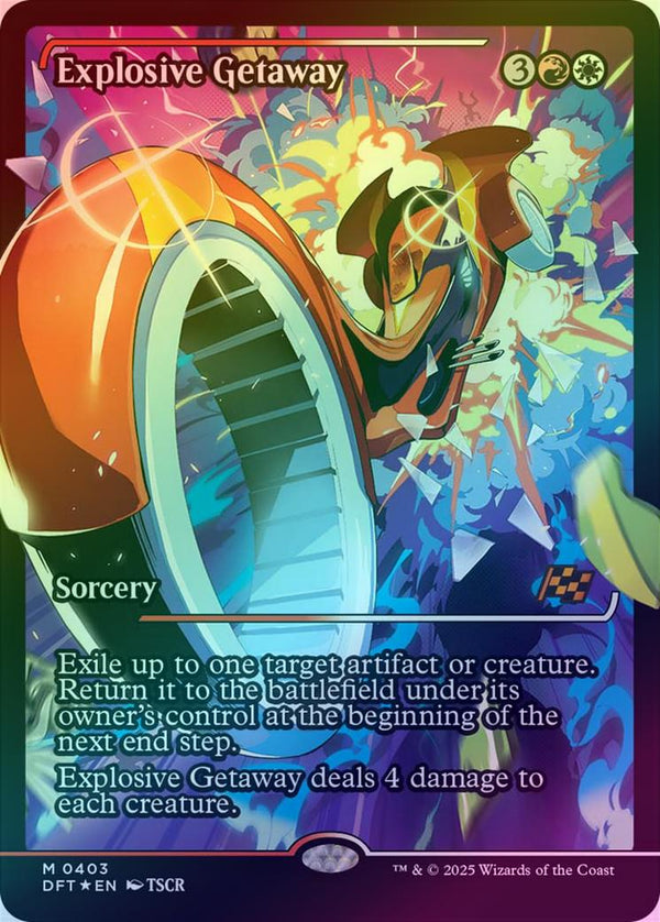 Explosive Getaway - Japan Showcase - English Language (Foil) (DFT)