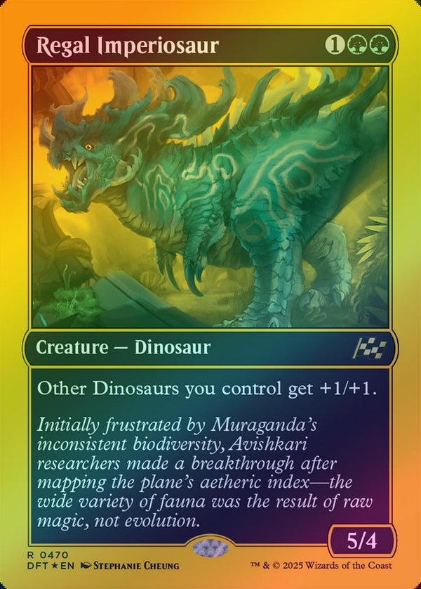 Regal Imperiosaur (First-Place Foil) (DFT)