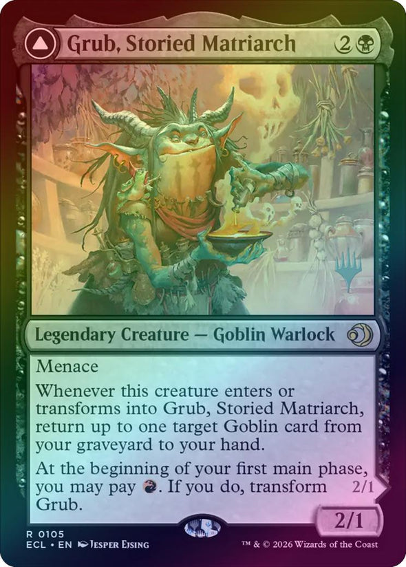 Grub, Storied Matriarch // Grub, Notorious Auntie - Promo Pack (Foil) (PECL)