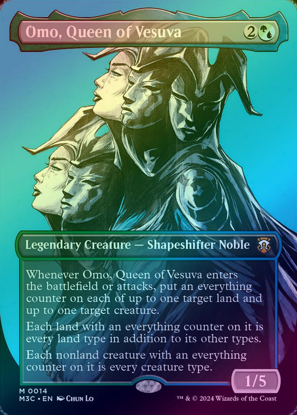 Omo, Queen of Vesuva - Borderless (Foil) (M3C)