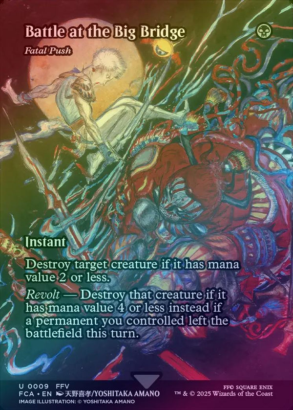 Battle at the Big Bridge // Fatal Push - Borderless (Foil) (FCA)
