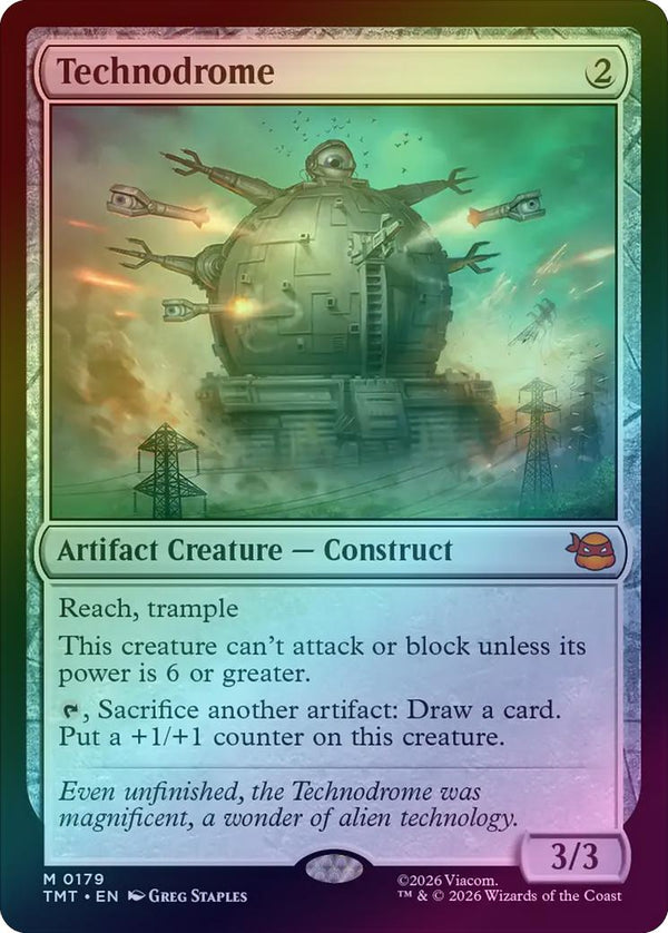 Technodrome (Foil) (TMT)