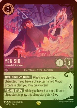 Yen Sid (Powerful Sorcerer) (Illumineer's Quest: Deep Trouble) - 223/204 - Legendary (Foil)