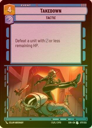 Takedown - 077/252 - Uncommon (Foil)